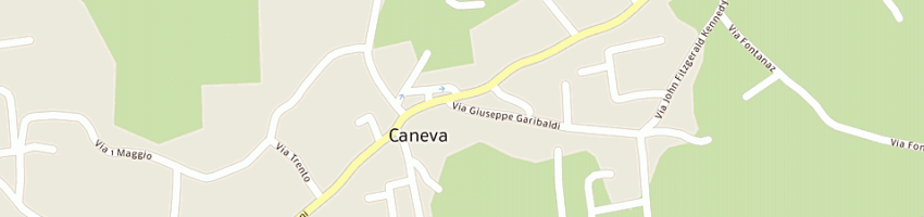 Mappa della impresa zaghet milva a CANEVA