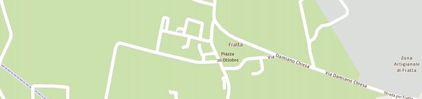 Mappa della impresa dalla costa daniela a CANEVA
