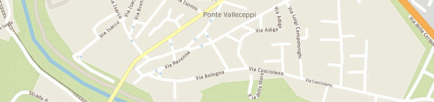 Mappa della impresa germinelli fausto a PERUGIA