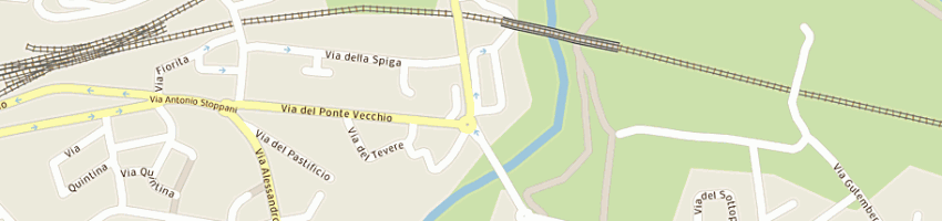 Mappa della impresa aspen di aiuti antonio a PERUGIA