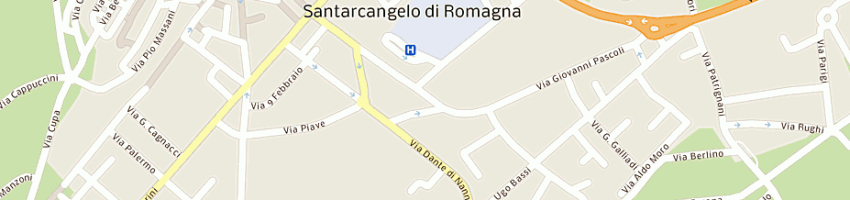 Mappa della impresa donati quinto a SANTARCANGELO DI ROMAGNA