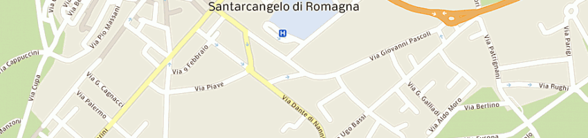 Mappa della impresa dister italia srl a SANTARCANGELO DI ROMAGNA