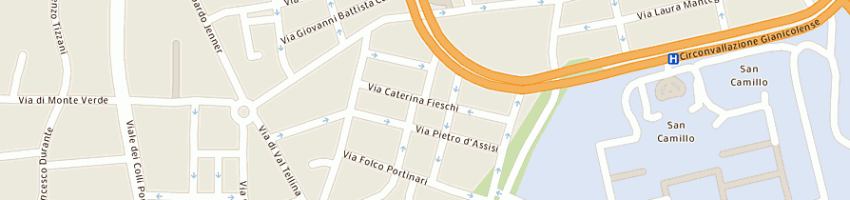 Mappa della impresa pentacolo s r l a ROMA