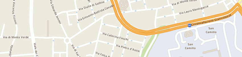 Mappa della impresa fain binda amelia a ROMA