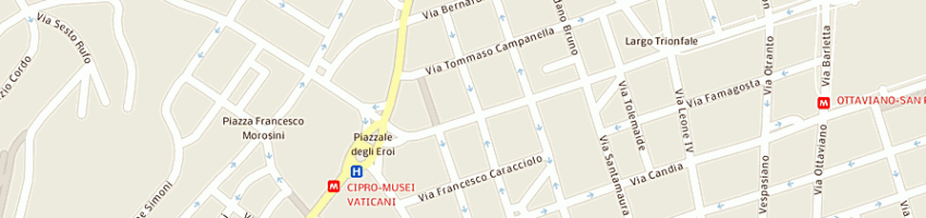 Mappa della impresa doria parking societa consortile a rl a ROMA