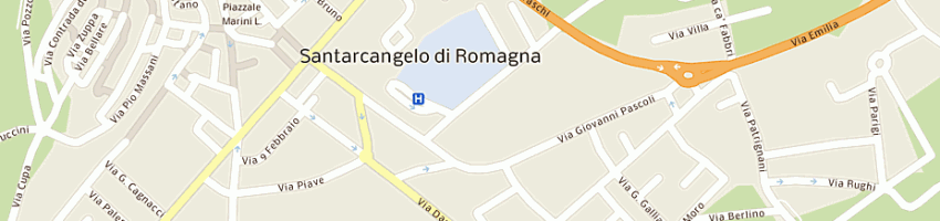 Mappa della impresa zaghini stefano a SANTARCANGELO DI ROMAGNA