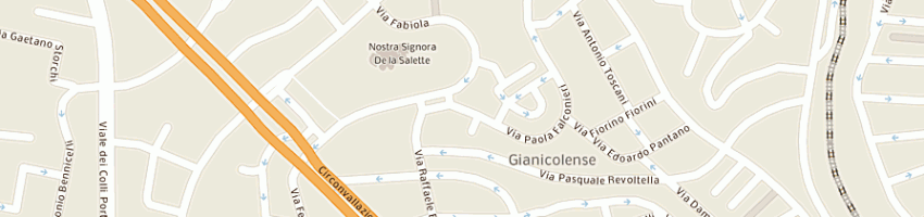 Mappa della impresa lavasecco di franciosi anna a ROMA