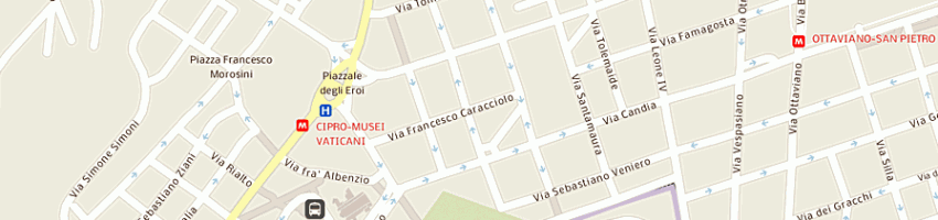 Mappa della impresa cafiero mario a ROMA
