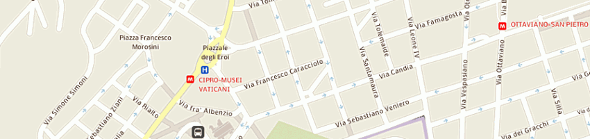 Mappa della impresa musicaeuropa a ROMA