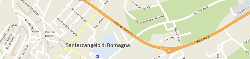 Mappa della impresa fiera dei bimbi di palmiero amedeo a SANTARCANGELO DI ROMAGNA