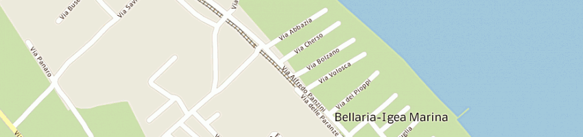 Mappa della impresa casa per ferie s bassiano a BELLARIA IGEA MARINA