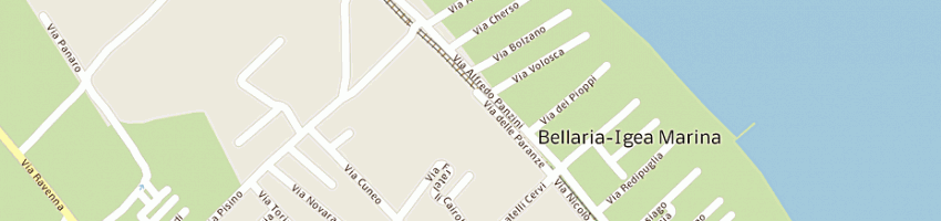 Mappa della impresa corbelli giancarlo a BELLARIA IGEA MARINA
