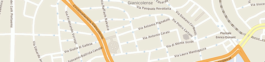 Mappa della impresa rocchi a e g srl a ROMA