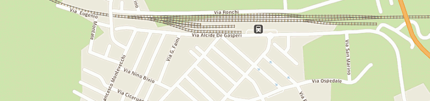 Mappa della impresa fox trot di de nicolo' marta maria a SANTARCANGELO DI ROMAGNA
