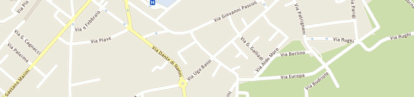 Mappa della impresa lavanderia loredana di sangiorgi l a SANTARCANGELO DI ROMAGNA