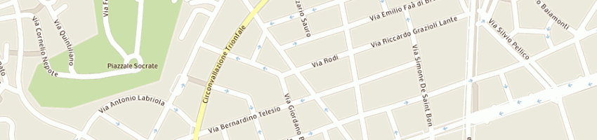 Mappa della impresa di simone fabrizio a ROMA