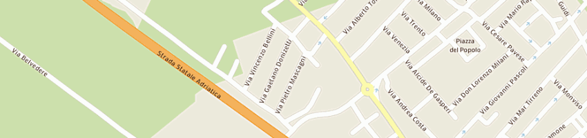 Mappa della impresa bugli alvaro a RIMINI