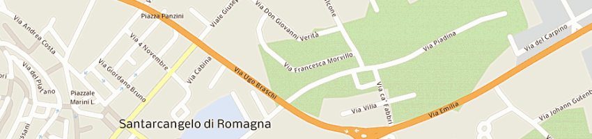 Mappa della impresa theorema studio srl a SANTARCANGELO DI ROMAGNA