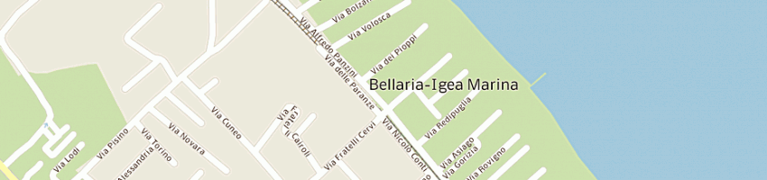 Mappa della impresa moda capelli di pollini claudio a BELLARIA IGEA MARINA