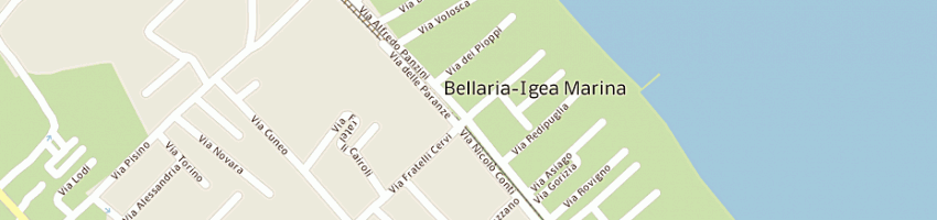 Mappa della impresa bar capanni a BELLARIA IGEA MARINA