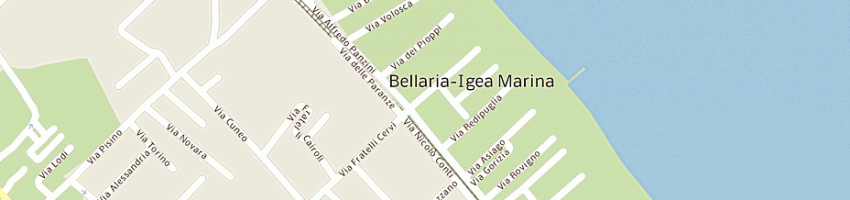 Mappa della impresa pari rosanna e pompili cinzia snc a BELLARIA IGEA MARINA