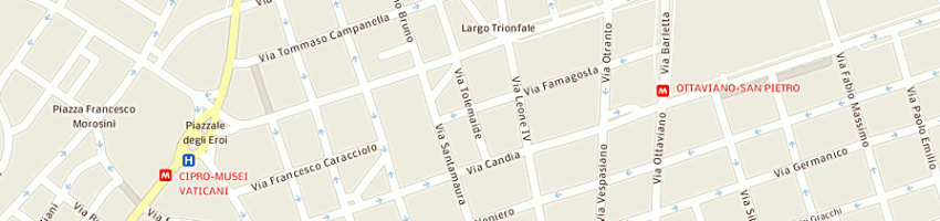 Mappa della impresa top service snc di mohamed el awady e c a ROMA