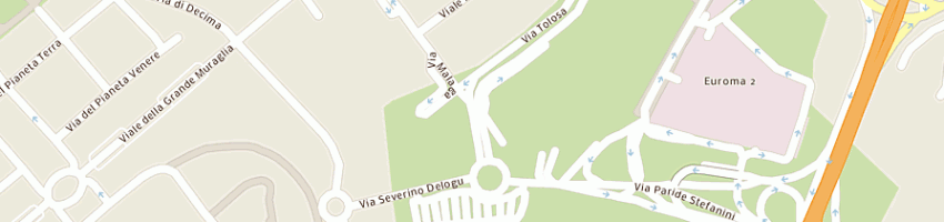 Mappa della impresa cores srl a ROMA