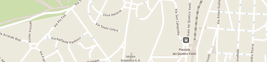 Mappa della impresa ist tec comm geom g medici del vascello a ROMA