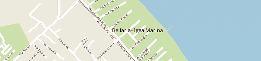 Mappa della impresa residenza myricae di succi valter e c snc a BELLARIA IGEA MARINA