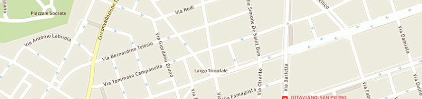 Mappa della impresa patilafi di piccarolo fiamma e c snc a ROMA