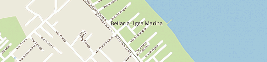 Mappa della impresa hotel antonella di campana piero e c (snc) a BELLARIA IGEA MARINA