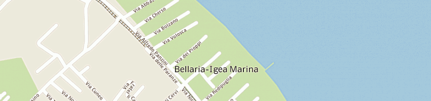 Mappa della impresa autoelettro di domeniconi carlo e c (snc) a BELLARIA IGEA MARINA