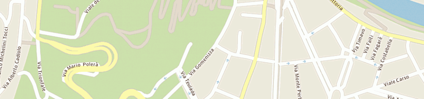 Mappa della impresa comune servizio giardini a ROMA