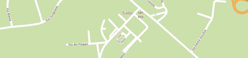 Mappa della impresa carrozzeria bordoni di giuseppe e stefano snc a SANTARCANGELO DI ROMAGNA