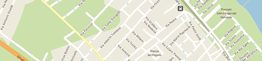 Mappa della impresa parrucchiere angela e loretta di foschi elvira individuale a BELLARIA IGEA MARINA