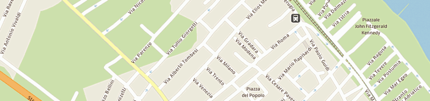 Mappa della impresa hotel paris a BELLARIA IGEA MARINA