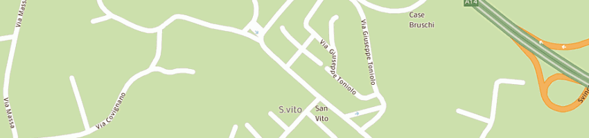 Mappa della impresa nosme snc di sodde maria felicita e c a RIMINI