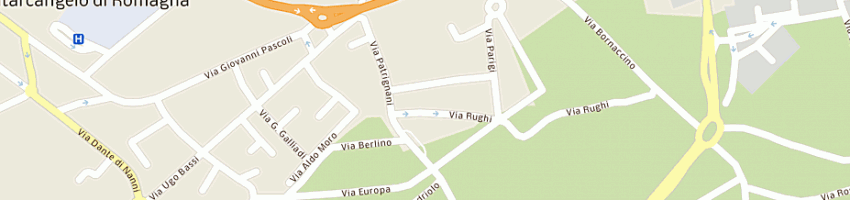 Mappa della impresa possenti mario a SANTARCANGELO DI ROMAGNA
