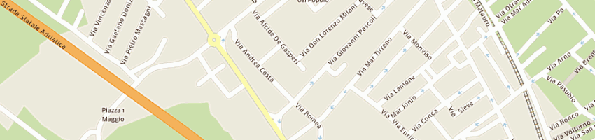 Mappa della impresa bertini giuliano a BELLARIA IGEA MARINA