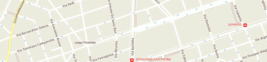 Mappa della impresa pepy s di pepi liborio e c sas a ROMA