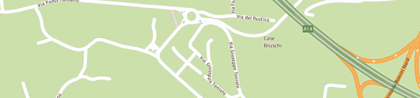 Mappa della impresa macelleria sanvitese di bordoni paolo e serra leopoldo snc a RIMINI