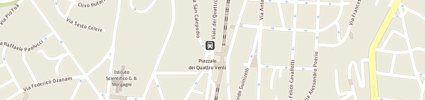 Mappa della impresa nota pizza service sas di tagliaferri emanuel a ROMA