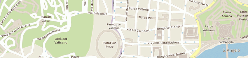 Mappa della impresa hostaria da alfredo a san pietro sas di elena silvestri a ROMA