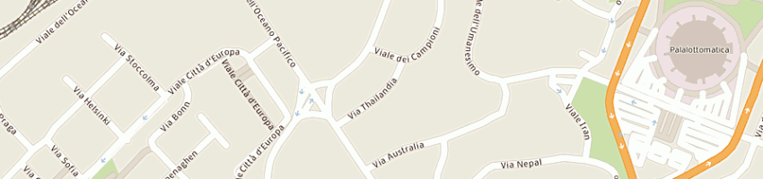 Mappa della impresa aitef eventi e comunicazione a ROMA