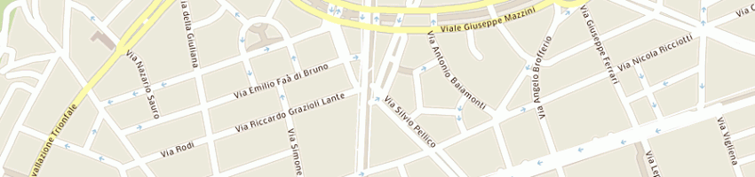 Mappa della impresa studio teodori srl a ROMA