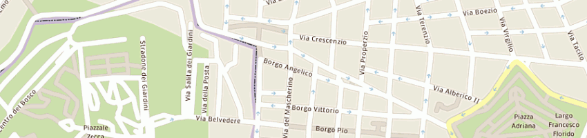 Mappa della impresa vecchio borgo - societa a responsabilita limitata a ROMA