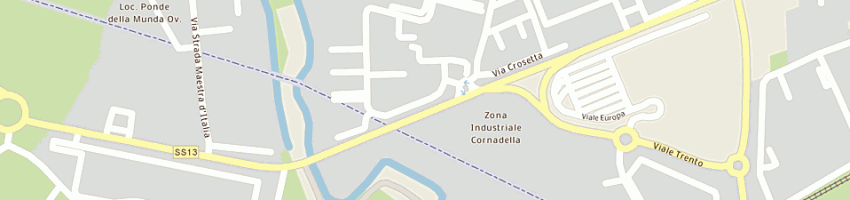 Mappa della impresa mz macchine (srl) a SACILE