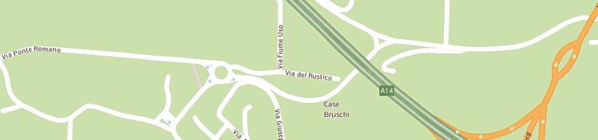 Mappa della impresa motor one sas a RIMINI