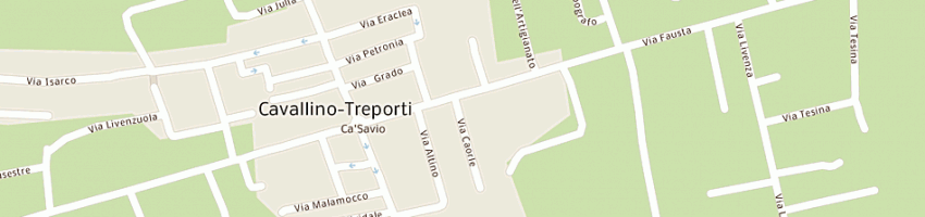 Mappa della impresa bergamo orlando e c sas a CAVALLINO TREPORTI