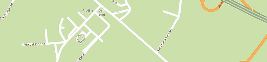 Mappa della impresa fornari stefano a RIMINI